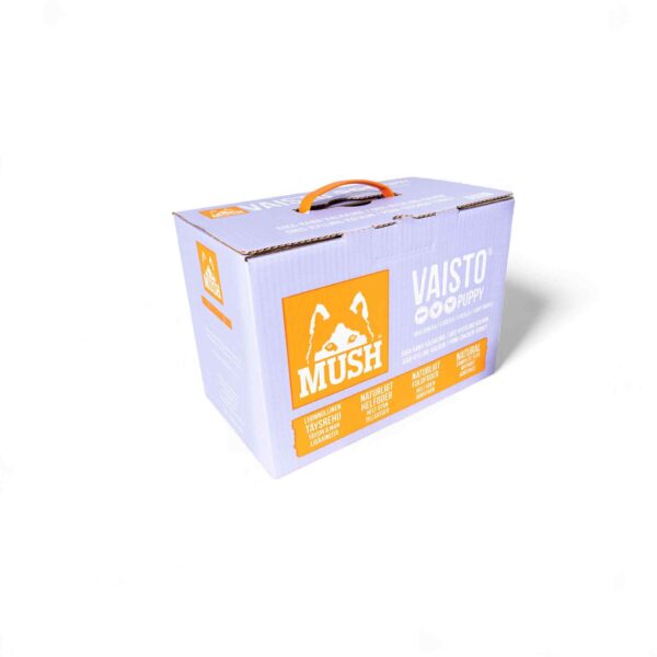 MUSH Vaisto® Puppy lyselilla - Gris, Kalkun & Kylling (10 kg)
