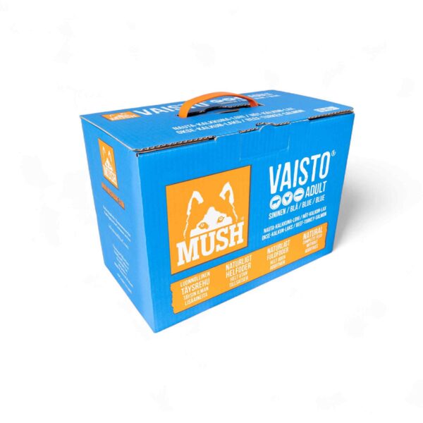 MUSH Vaisto® blå (okse-kalkun-laks), 10 kg (Kun afhentning - sendes ikke)