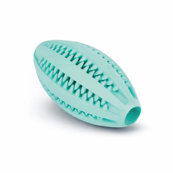 Trixie - Denta Fun Rugby Ball med mintsmag