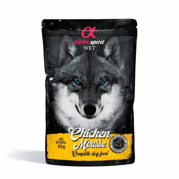Alpha Spirit - komplet vådfoder, Kylling