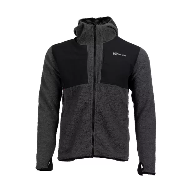Non-stop Dogwear hoodie med lynlås, mand