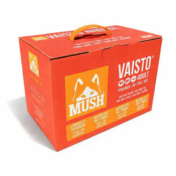 MUSH - Vaisto Rød m. Gris, Okse & Laks (Kun afhentning – sendes ikke)