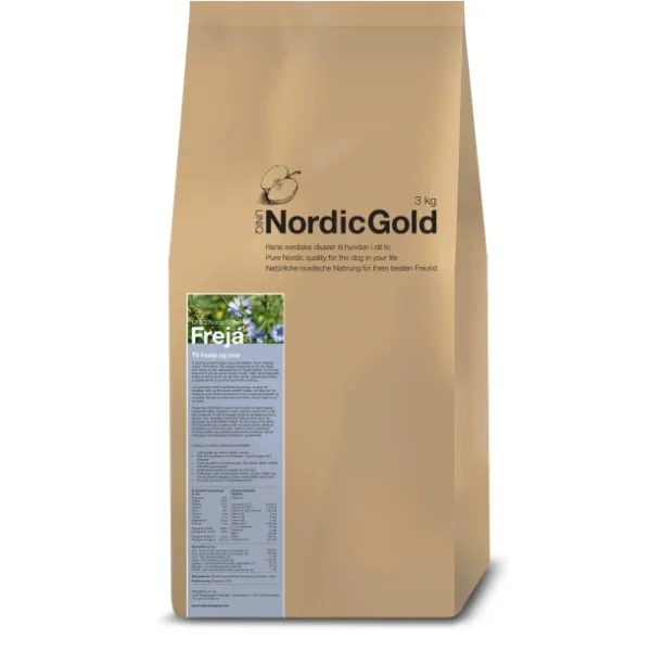 UniQ NordicGold - Freja, Kornfrit hvalpefoder, 10kg (Kun afhentning - sendes ikke)