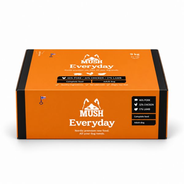 MUSH - Everyday Black, 9kg (Kun afhentning – sendes ikke)