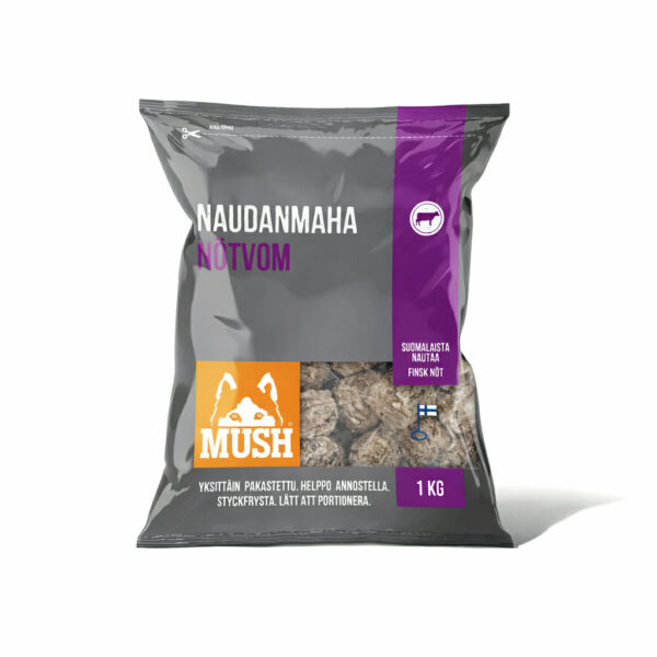 MUSH - Oksemaveboller, 1kg  (Kun afhentning - sendes ikke)