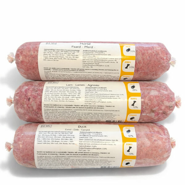 KB RAW - MIX, 500g (Sendes ikke, kun afhentning)