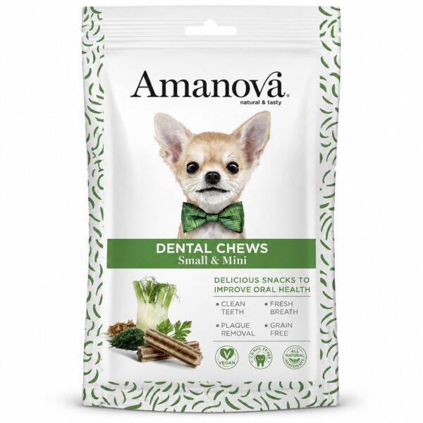 Amanova 7 x Dental Chews – Tandpleje til små og mini hunde 110 g