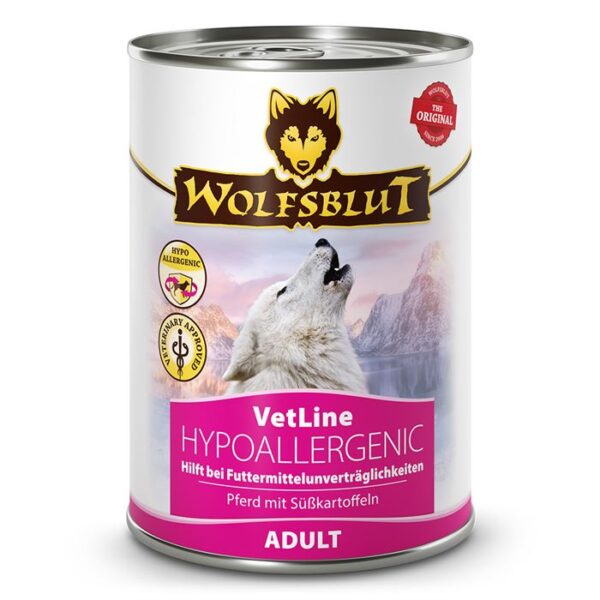 Wolfsblut - VetLine Hypoallergenic Vådfoder 395 g, Til hunde med foderintolerance og kløe